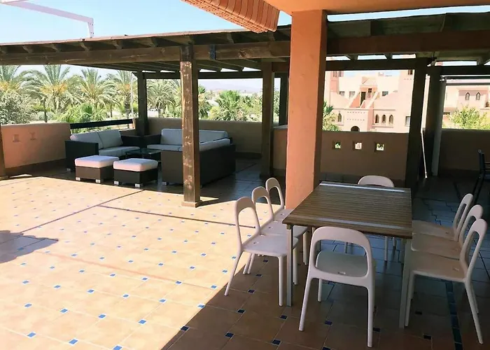 Atico - 3 Dormitorios - Urbanizacion Verazul En Vera Playa - Wifi Fibra 300Mb Perfecto Para Teletrabajo